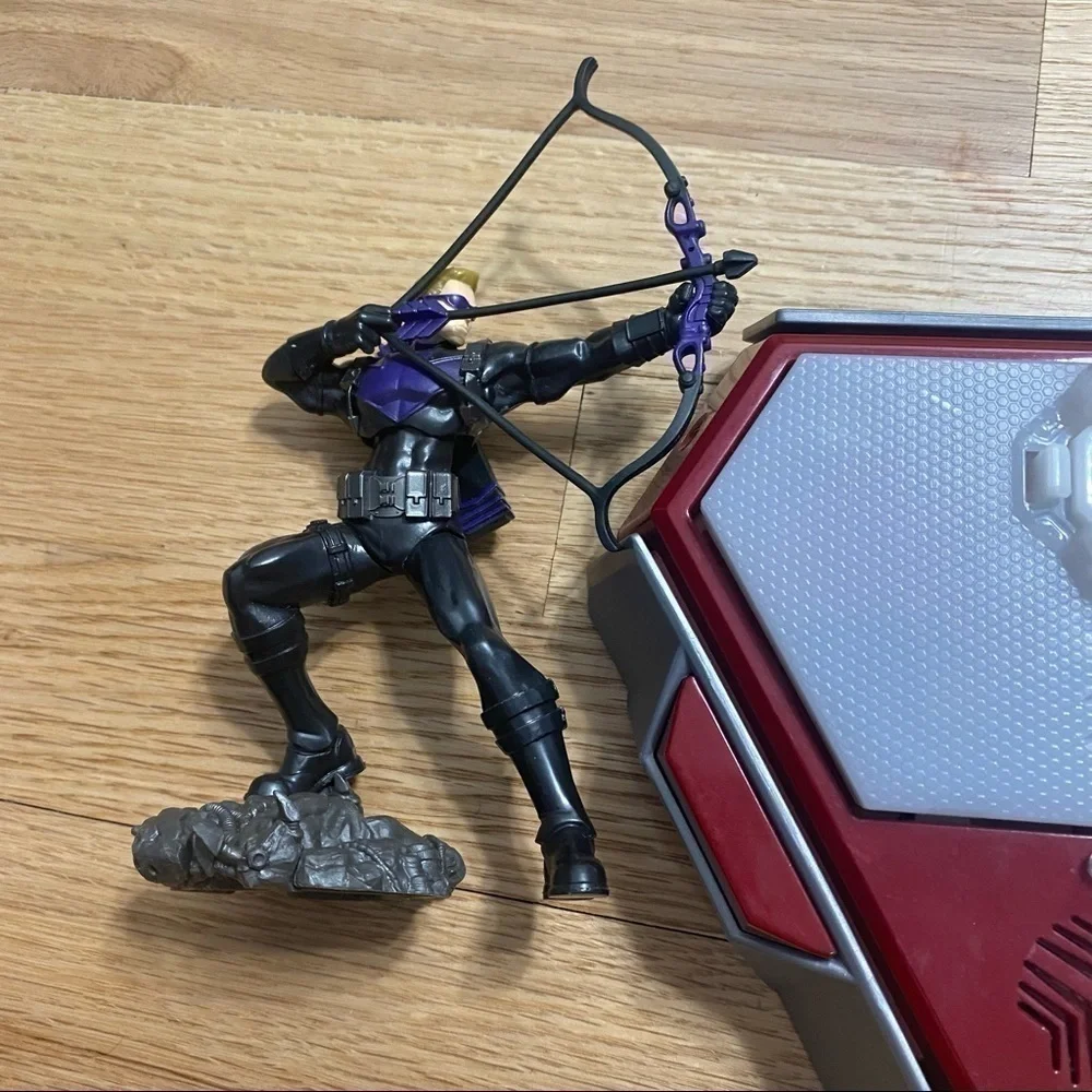 Marvel Playmation Avengers Hawkeye Captain America Power Base Bundle